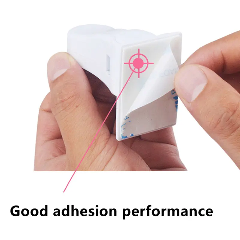 Universal Door Lever Lock Child Baby Safety Lock 180° Rotation Self Adhesive Door Security Latch Window Door Handle Lock