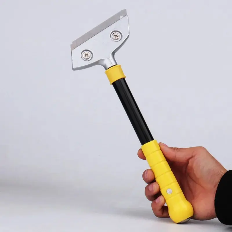 Drywall Cleaning Shovel Heavy Duty Long Handle paint Scraper Quickly tile grout adhesive remover wallpaper stripping hand tool