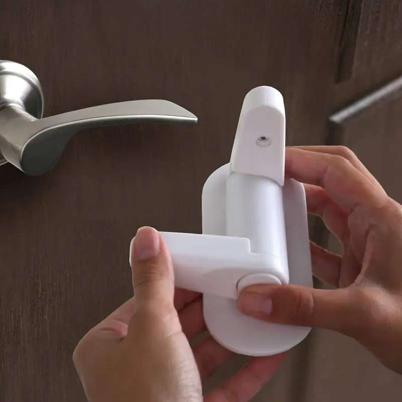 Universal Child Safe Door Security Latch Cabinet Lock Self Adhesive Window Door Handle Lock for Window Door Cabinet