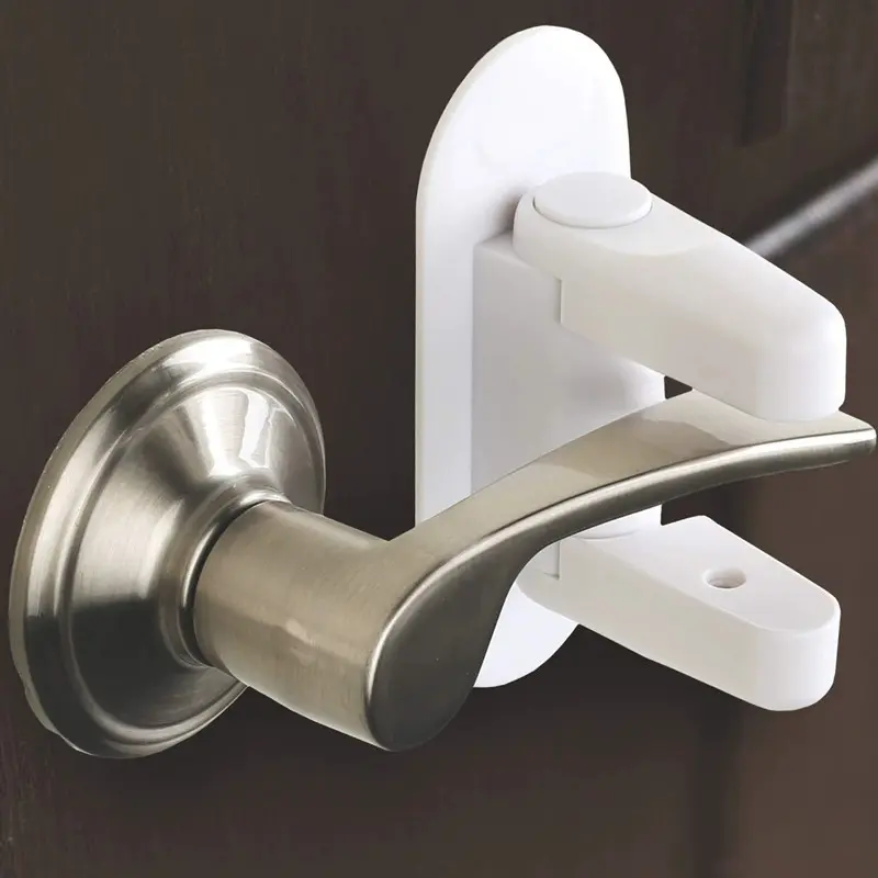 Universal Child Safe Door Security Latch Cabinet Lock Self Adhesive Window Door Handle Lock for Window Door Cabinet