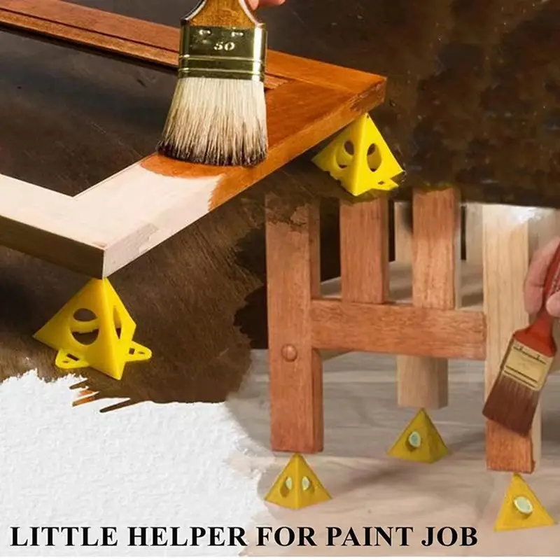 10Pcs Pyramid Stands Painter's Painting Stands Mini Cone Paint Stands for Canvas and Door Risers Support Painting Pyramids