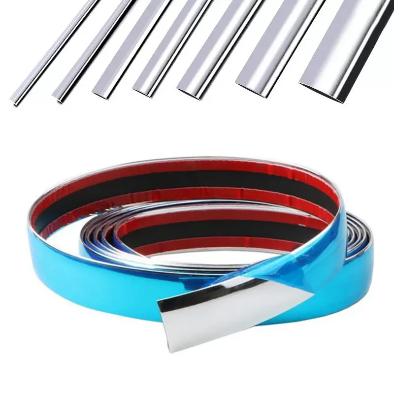 Exterior Car Chrome Body Strip Bumper Auto Door Protector Moulding Styling Trim car Lamp Sticker window trim car exterior trim