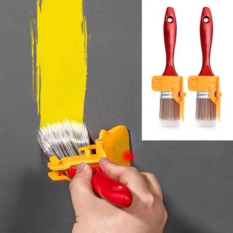 Edging Color Separation Paint Brush Portable And Durable Lightweight Cleaning Brush Painting Brush With Wooden Handle Tool