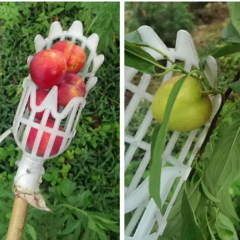 New Farm Garden Picking DeviceGarden Tools Deep Basket Fruit Picker Head Convenient Fruit Catcher Apple Peach Picking