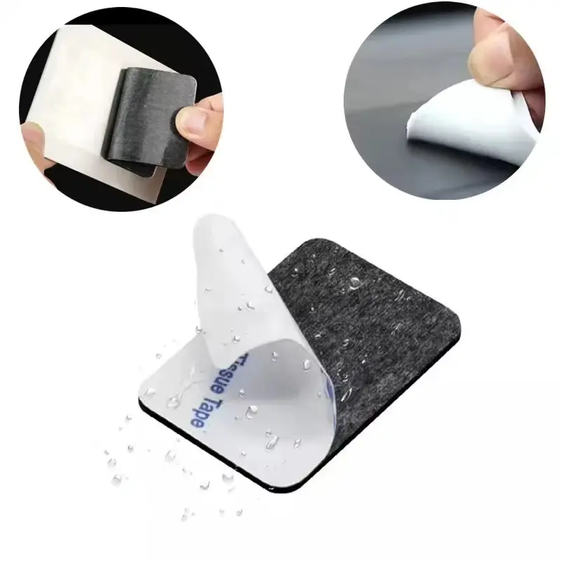 50Pcs Foam double sided adhesive tape Black White Strong EVA Sticker Installation Fixing Pad for Auto Home Decoration Sticker