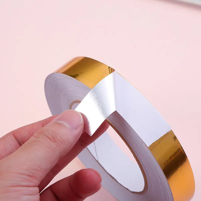 Self-Adhesive Tile Stickers Tape Floor Waterproof Wall Gap Sealing Strip Gold Silver Tile Beauty Seam Sticker Home Decoratio