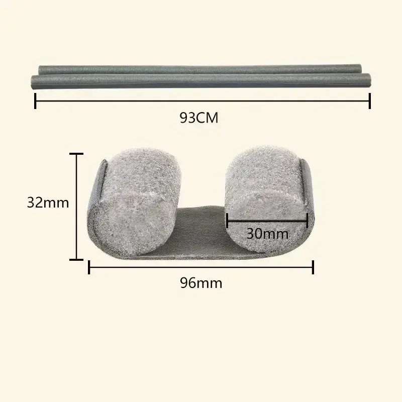 Bilateral Door Seam Door Bottom Sealing Strip Wind and Insect Proof Waterproof and Soundproof Door Sponge Strip Bedroom Door Gap