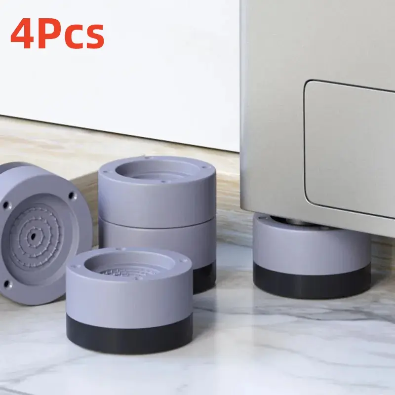 4/8Pcs Washing Machine Anti Vibration Pads  Universal Dryer Non Slip Shock Noise Cancelling Mats Refrigerator BaseFixed Foot Pad