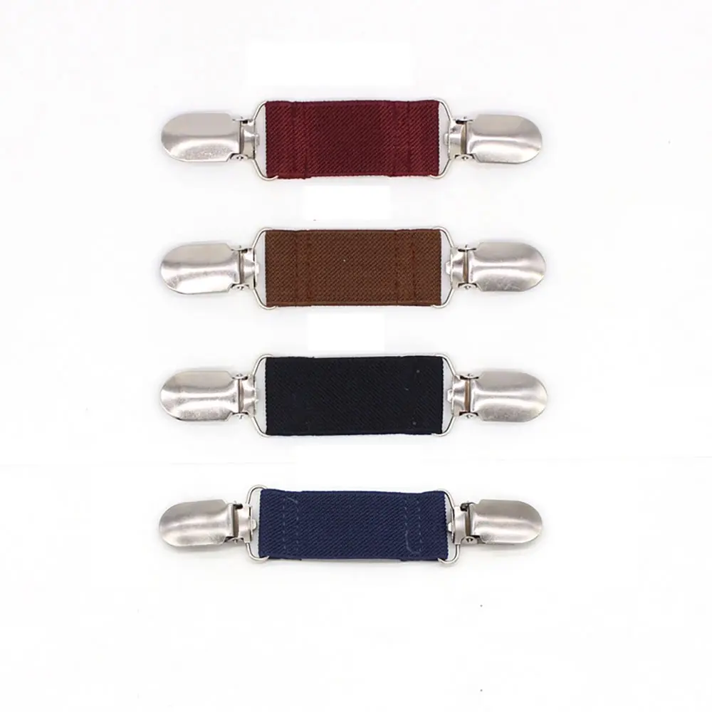 1 Piece Elastic Cardigan Clips Fitting Back Cinch Clip to Tighten Shawl Sweater Dress Shirts Collar Clip for Women Girl Clothing