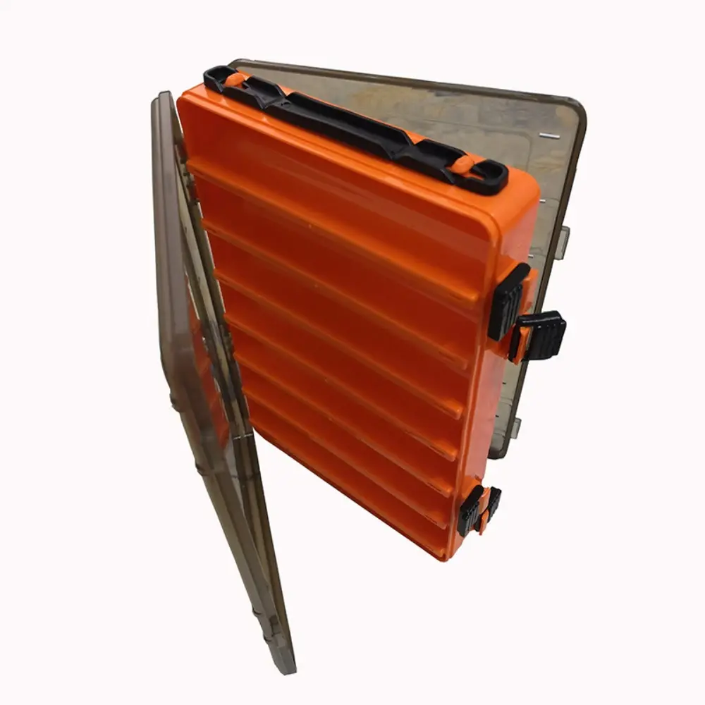 Double Sided Portable Lure Hook Boxes Compartment Fishing Tackle Box Lure Baits Container Storage Case Fishing Gear Accessories