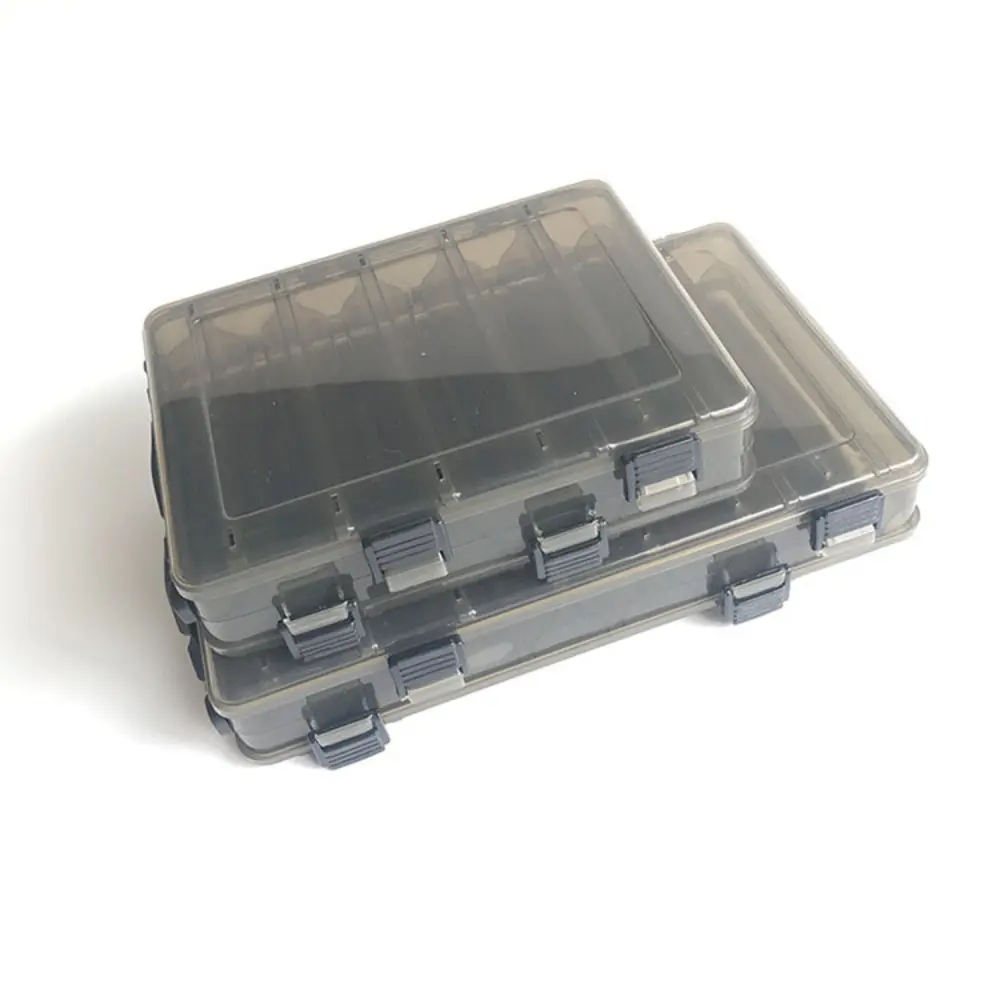 Double Sided Portable Lure Hook Boxes Compartment Fishing Tackle Box Lure Baits Container Storage Case Fishing Gear Accessories