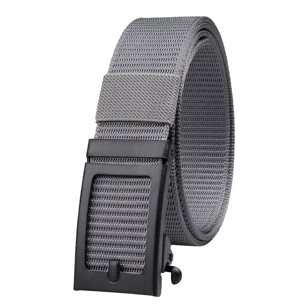 Men's Belt Nylon Canvas Web Webbing Belts Automatic Buckle Military Tactical Belt Outdoor Sport Work Hiking Waist Strap Belts
