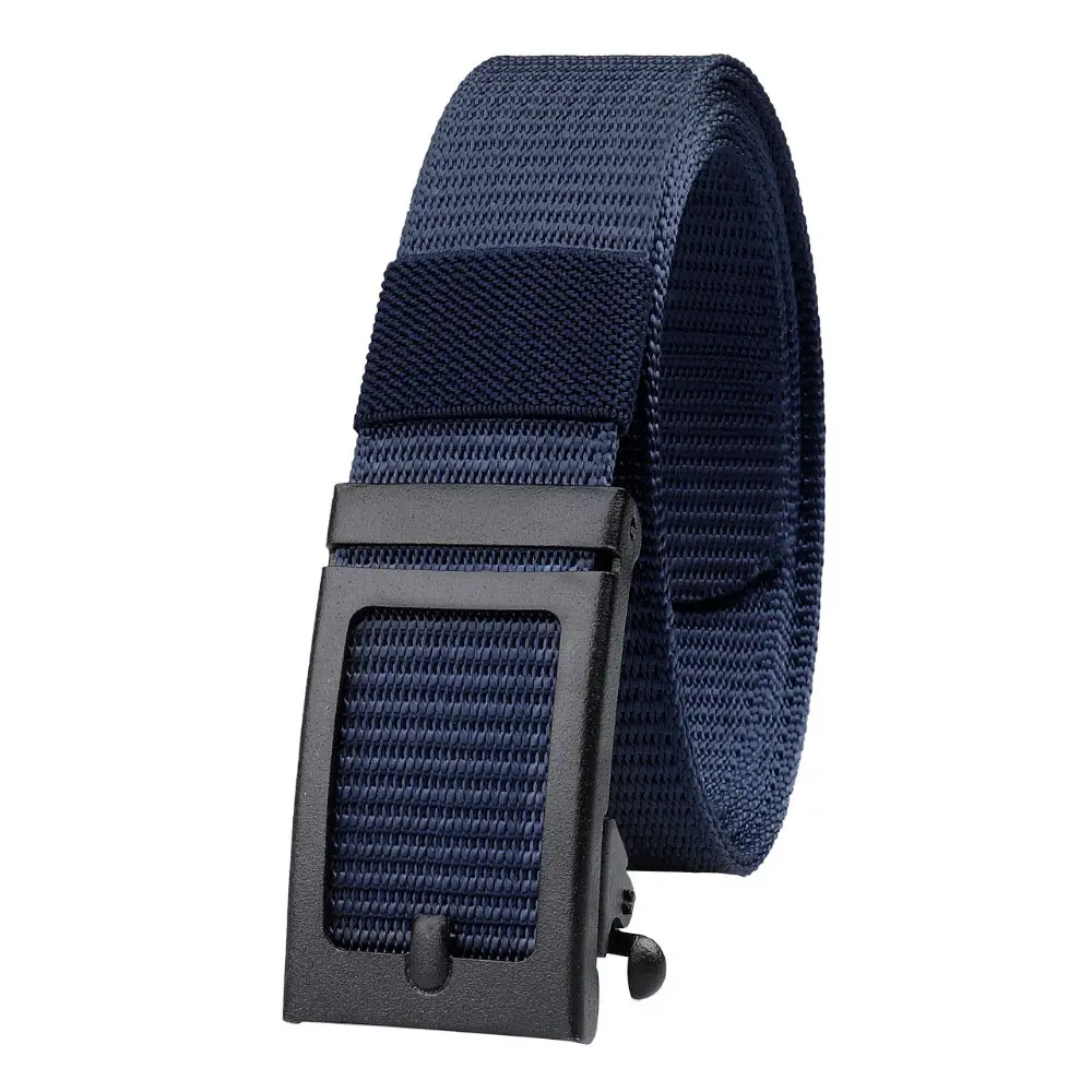 Men's Belt Nylon Canvas Web Webbing Belts Automatic Buckle Military Tactical Belt Outdoor Sport Work Hiking Waist Strap Belts