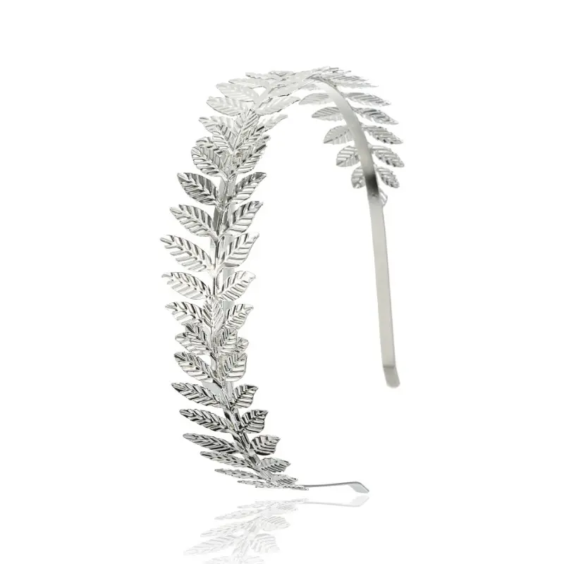 Gold Silver Olive Leaf Headband Headpiece Crown Tiara Headdress Goddess Greek Head Jewelry Bride Wedding Hair Accessories Gifts