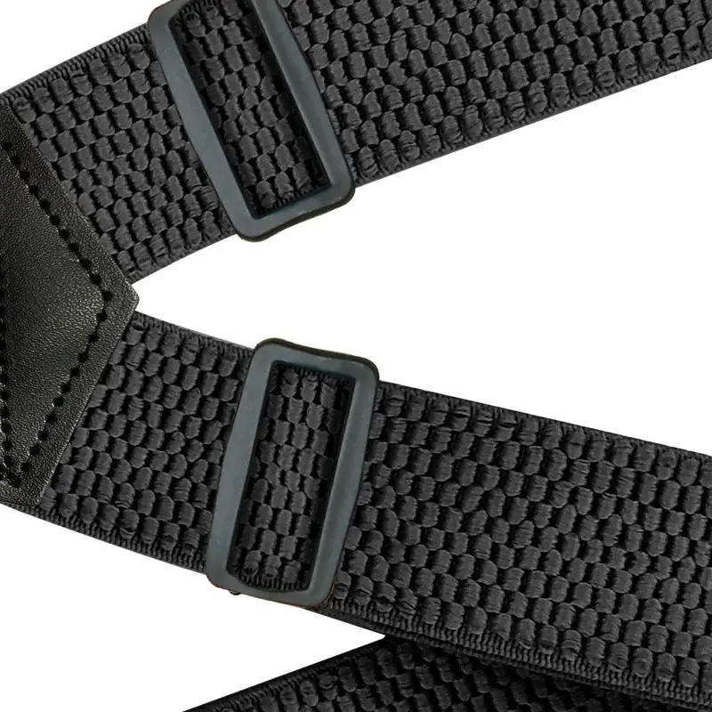 Men's Heavy Duty Work Suspenders 3.5cm Wide X-Shape with 4 Swivel Snap Hooks Adjustable Elastic Biker Snowboard Trouser Braces