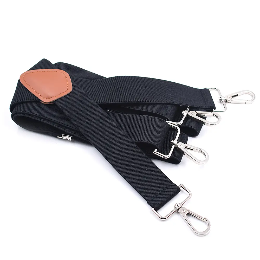 Men's Suspenders 3.5cm X-back 4 Swivel Metal Clip Hooks Adjustable Elastic Trouser Braces Fashion Gifts for Men Dad Husband