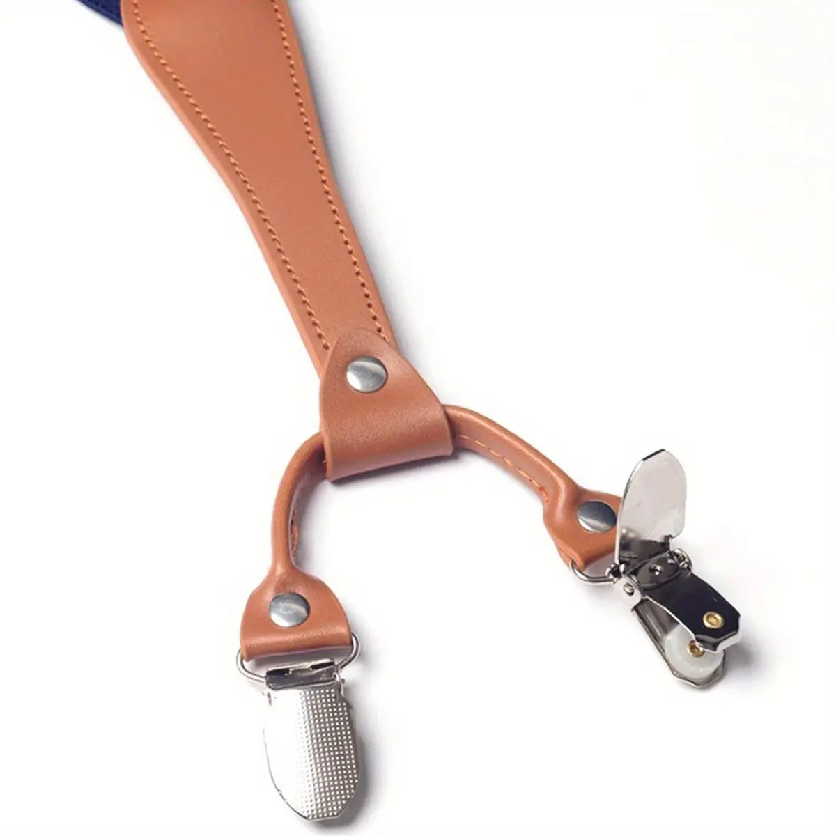 Suspenders for Men Women Wedding Party Event, 2.5cm Wide Y-Back 4 Clips, Adjustable Elastic Trouser Braces, Father's Day Gift