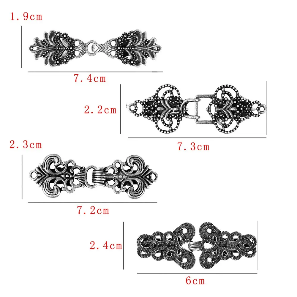 Set Vintage Sweater Duck Clip Cape Cloak Fastener for Dress Shirt Cardigan Shawl Collar Clasp Back Cinch Clip for Women Clothing