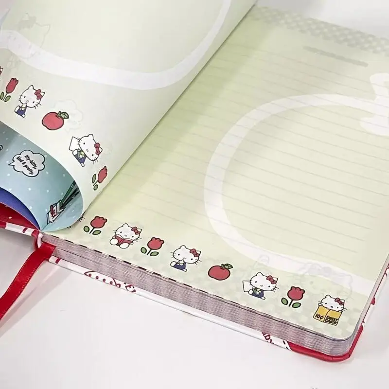 Sanrio Hello kitty Notebook Student A5 Notebook Cute Stationary Notebooks Daily Notebook Journal Notepad Gift