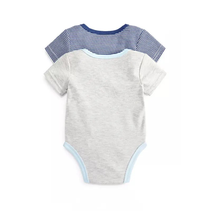 3Pcs Baby Boy Mickey Mouse Jumpsuits Summer Spring Soft Cotton Rompers Newborn Infant Girl Clothing
