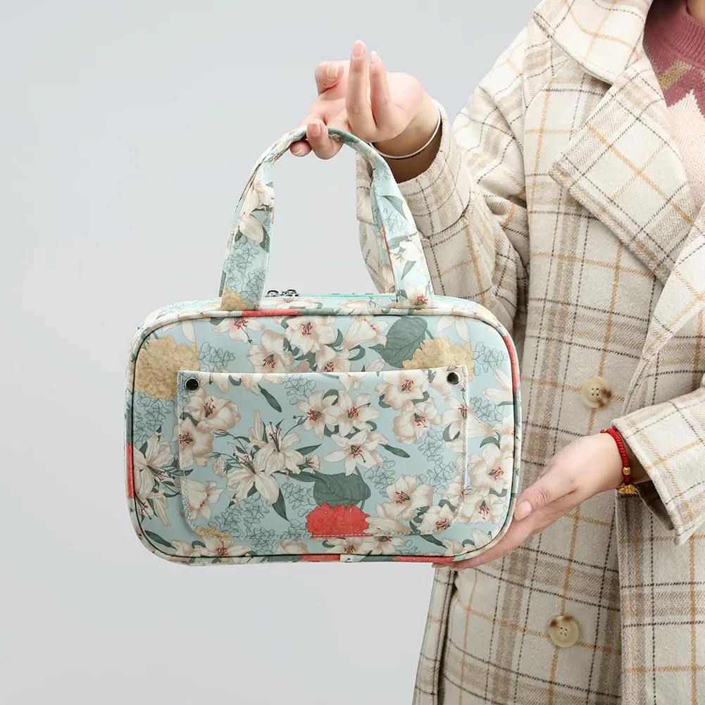 Knitting Tote Bag Yarn Crochet Storage Supplies Knitting Needle Organizer Sewing Bag Crochet Hooks Knitting Needles Storage Bag