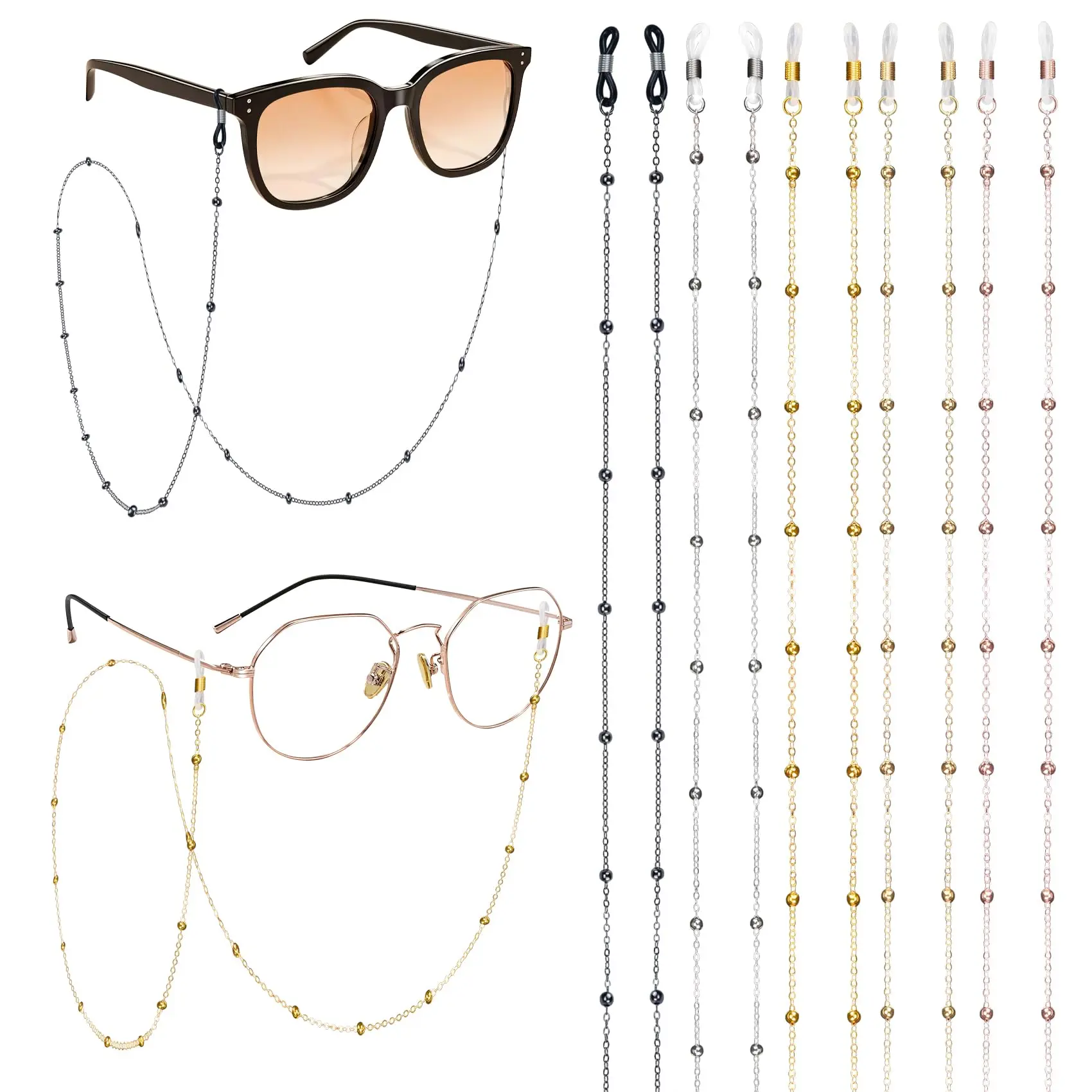 1Pc Fashion Eyeglass Chains Sunglasses Chains for Women Antislip Neck Chain Eyewear Lanyards Necklace Strap Rope Accessories