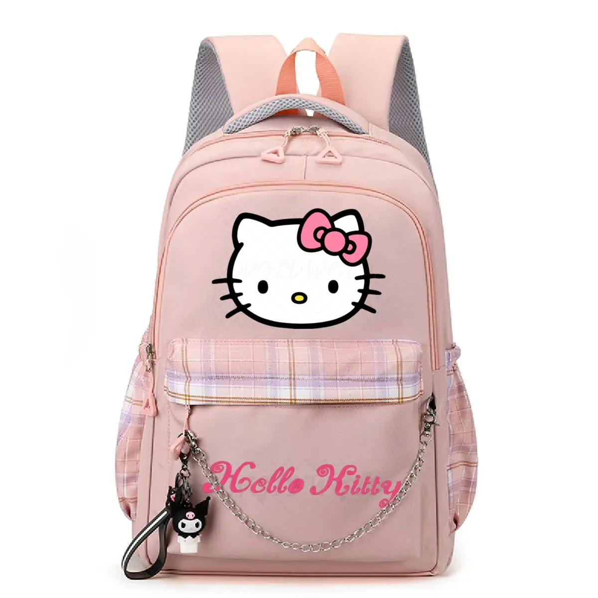 Hello Kitty Cute Cartoon Backpack for Teenager Children Student Schoolbags Women Girls Casual Travel Rucksack Kids Birthday Gift