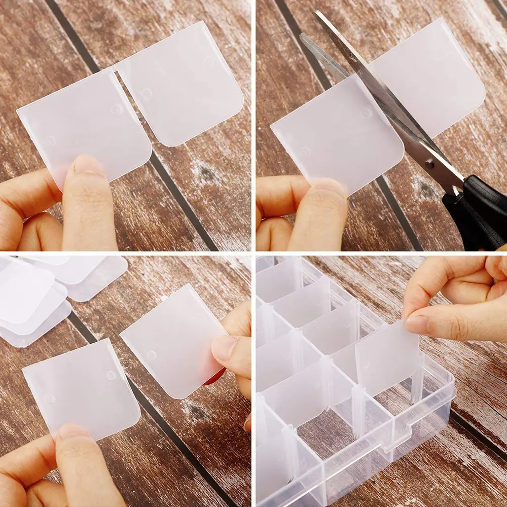 24/36 Grids Plastic Organizer Box Craft Organizer Storage with Adjustable Dividers Bead Box Fishing Tackles Box Jewelry Box
