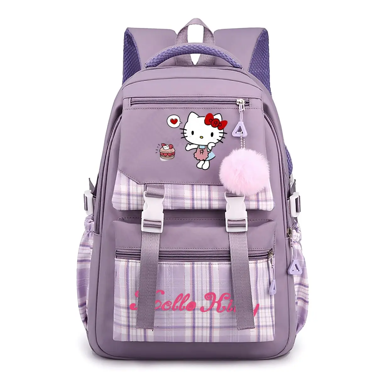 Cute Hello Kitty Schoolbags Children Teeneger Student Backpack School Students Cartoon Hello Kitty Bags Gifts Women Ruckpacks
