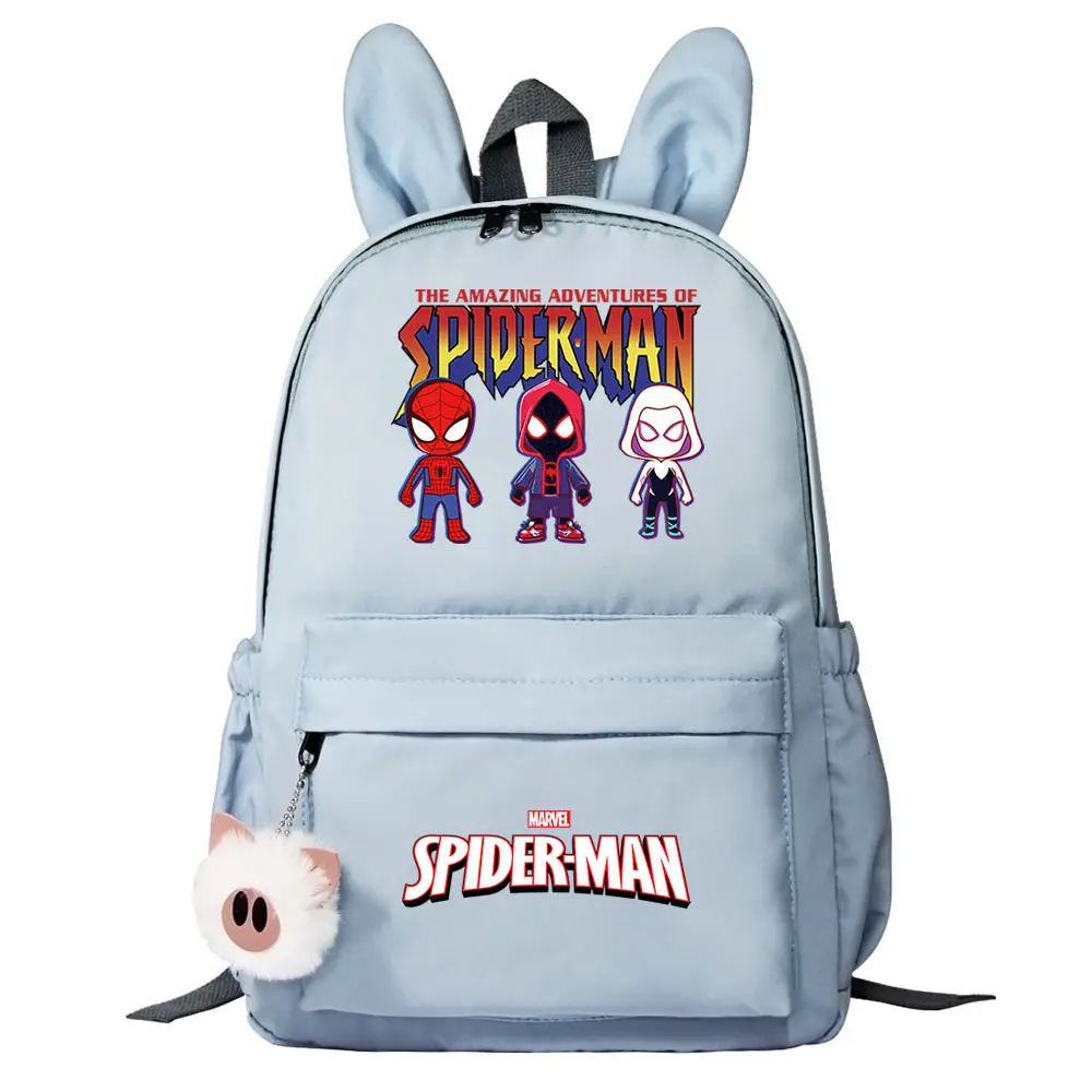 Cute Student Teenager Children Rucksack Kawaii Spiderman Girl Boy Backpack Women School Book Bags Kids Birthday Gift
