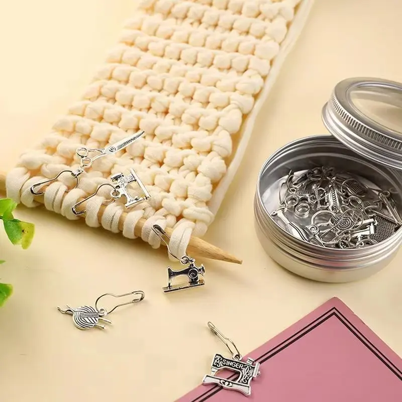 7/21pcs Handmade Knitting Tools Knitting Markers Sweater Yarn Crochet Locking Knitting DIY Accessories