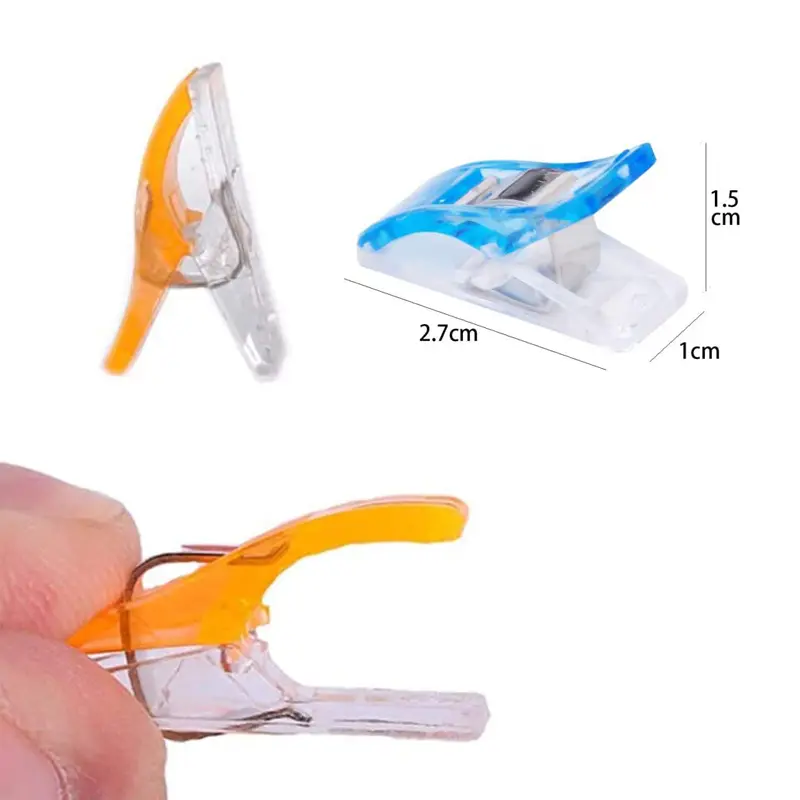 50/100Pcs Sewing Clip Plastic Craft Weaving Positioning Clip Multifunctional Clothing Cloth Positioning Tool DIY Sewing Parts