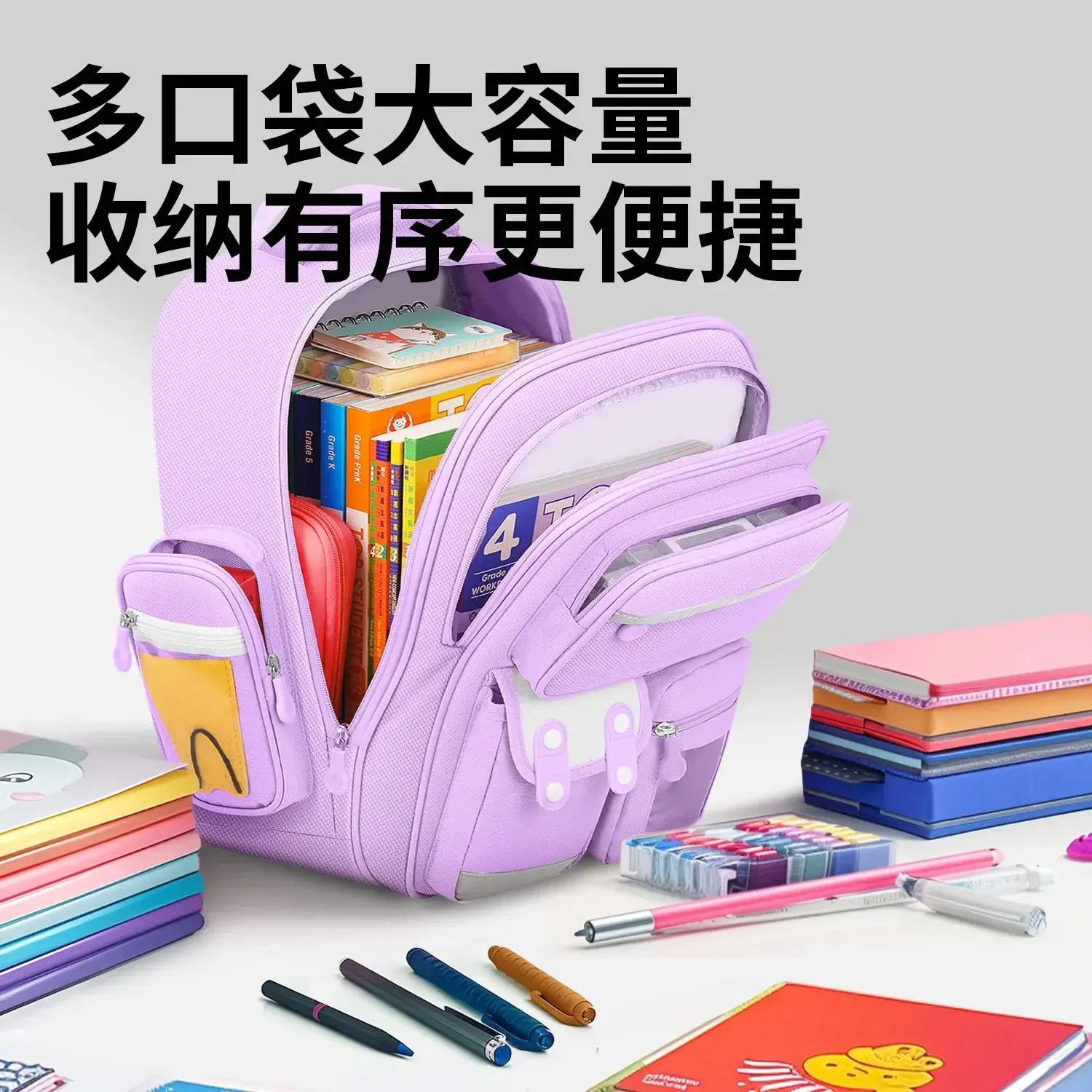 New Children Schoolbag Students Back To School Kuromi Backpack Cinnamoroll Girls Boys Book Bags Kids Mochilas
