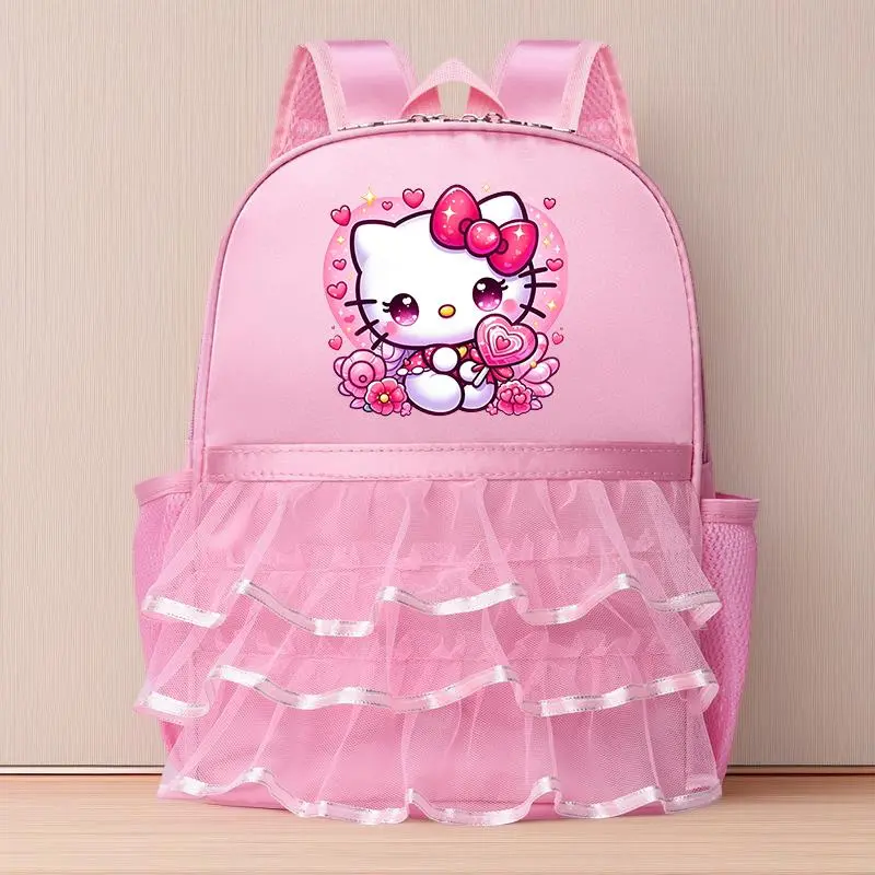 Hello Kitty Children Ballet Bag for Girl Ballerina Dance Bag for Kids Pink Dancing Backpack Girls Ballet Dance Bag