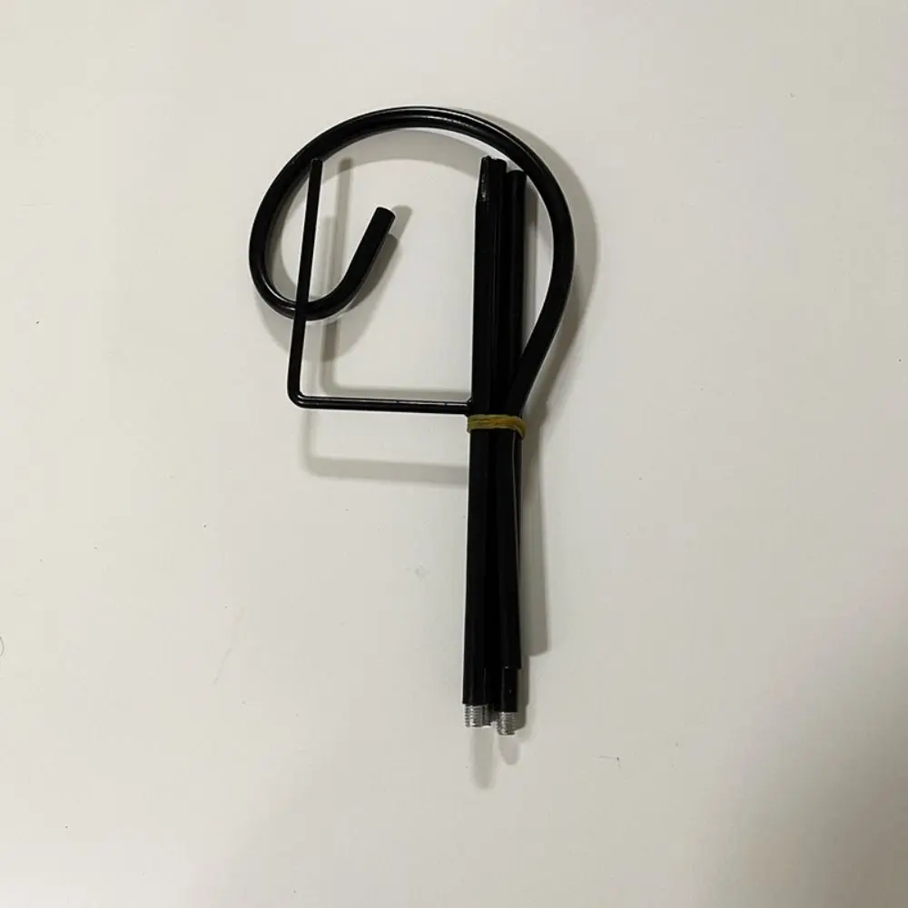 Garden Utensils Metal Shepherd Hook Detachable Multi-purpose Ground Insertion Rod Rust Proof Iron Bracket Scene Layout