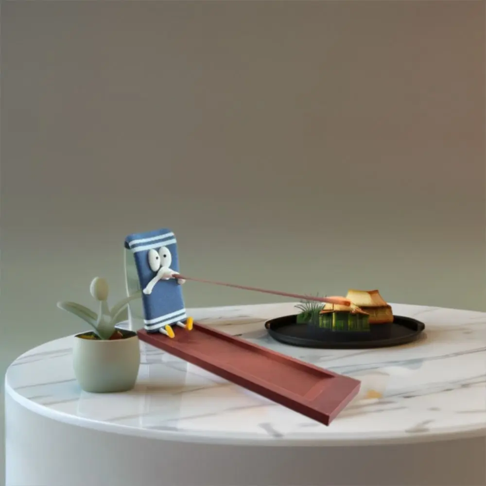Modern Funny Incense Stick Holder Handcrafted Plastic Burner Ash Catcher Heat-resistant Candle Holder Aromatherapy