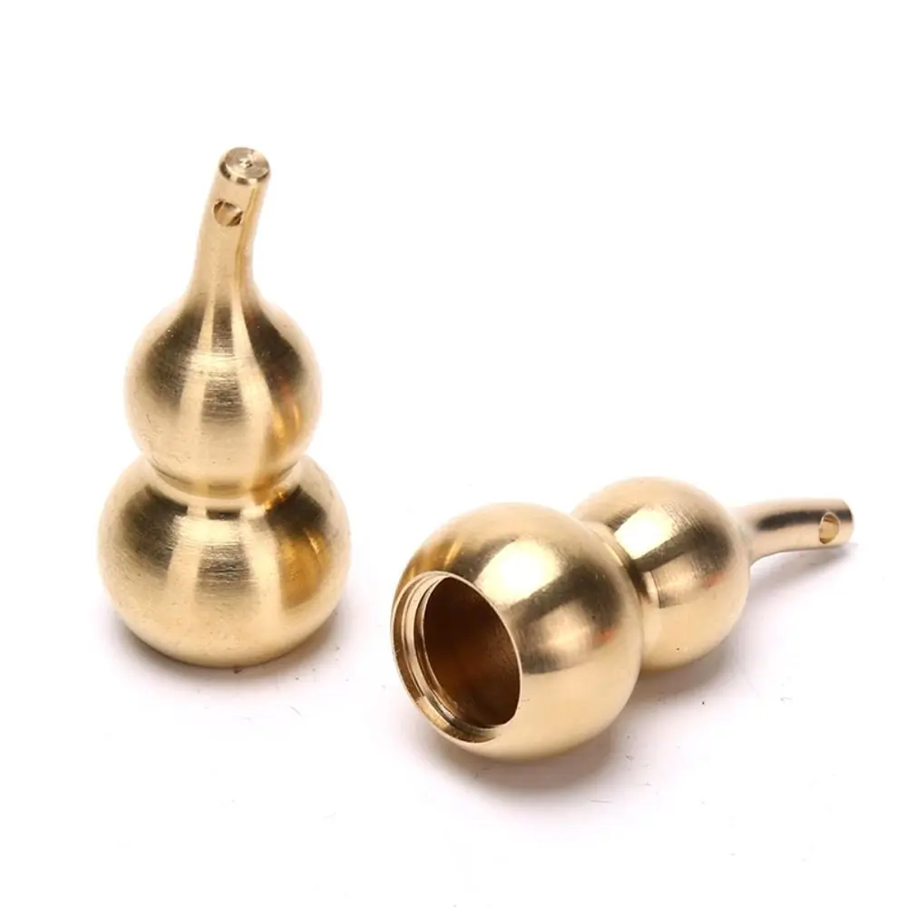 Handmade Chinese Fengshui Decorate Hollow Calabash Gourd Ornaments Gourd Pendant Car Key Accessories Keyrings Pendants