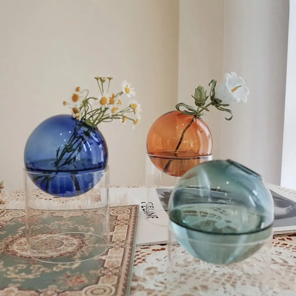 Gifts Glass Bottle Hydroponic Plant Flower Decoration Weddings Party Table Decor Home Decoration Glass Vase Flower Vase