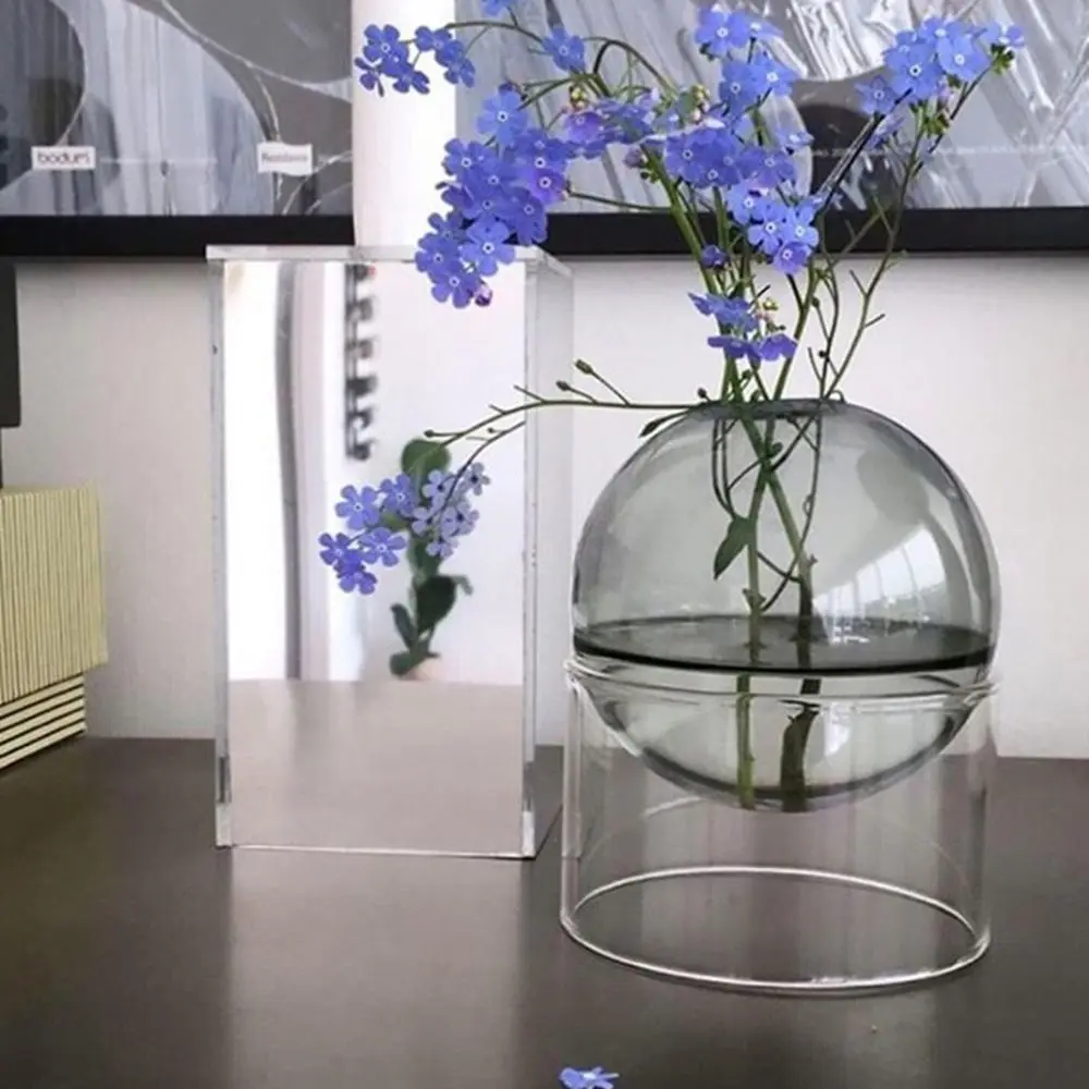 Gifts Glass Bottle Hydroponic Plant Flower Decoration Weddings Party Table Decor Home Decoration Glass Vase Flower Vase