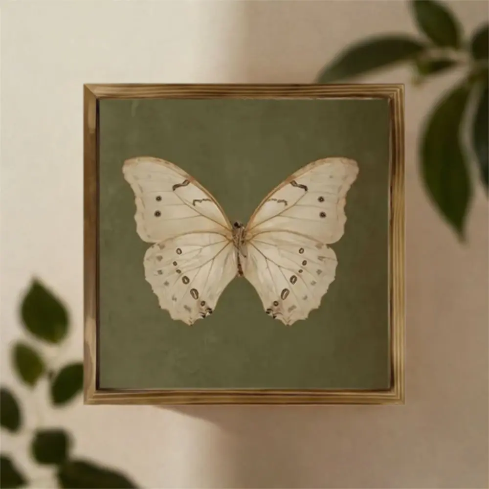 Vintage Butterfly Specimen Photo Frame Personalized Creative Wooden Decorative Painting Modern Simple Picture Frame Posters
