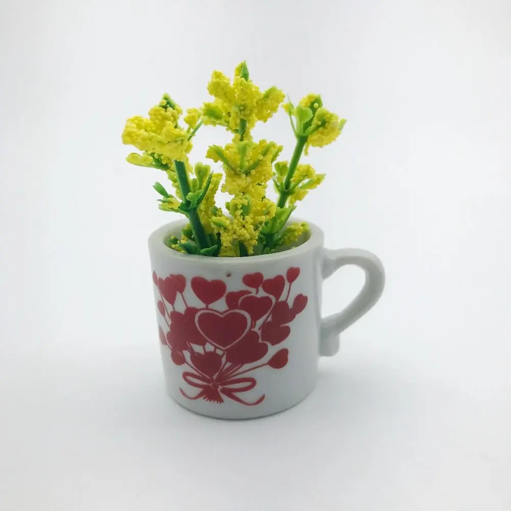 6/8Pcs Ceramic Mini Vase Magnets for Fridge Modern Exquisite Refrigerator Magnets Vase Personality DIY Tiny Magnetic Bud Vases