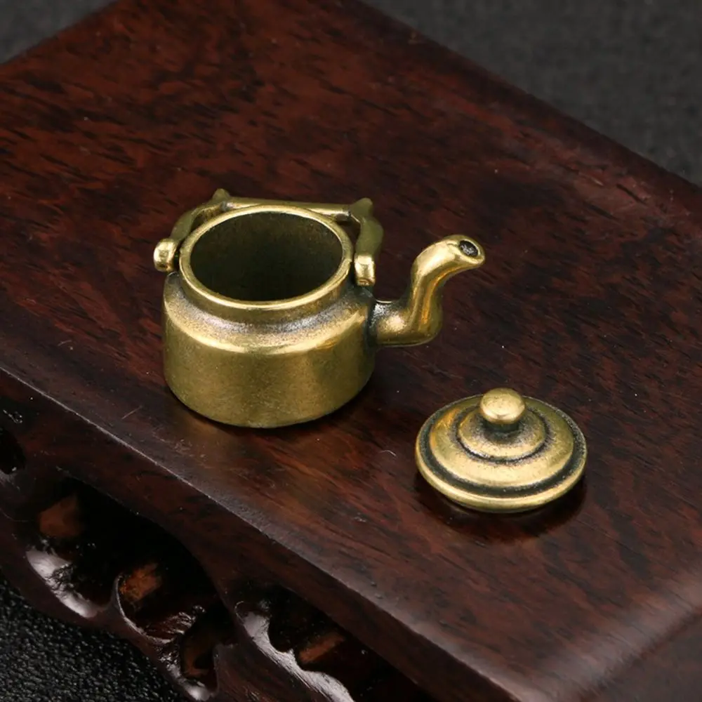 Creative Antique Copper Pocket Teapot Teapot Brass Teapot Miniatures Brass Kettle Office