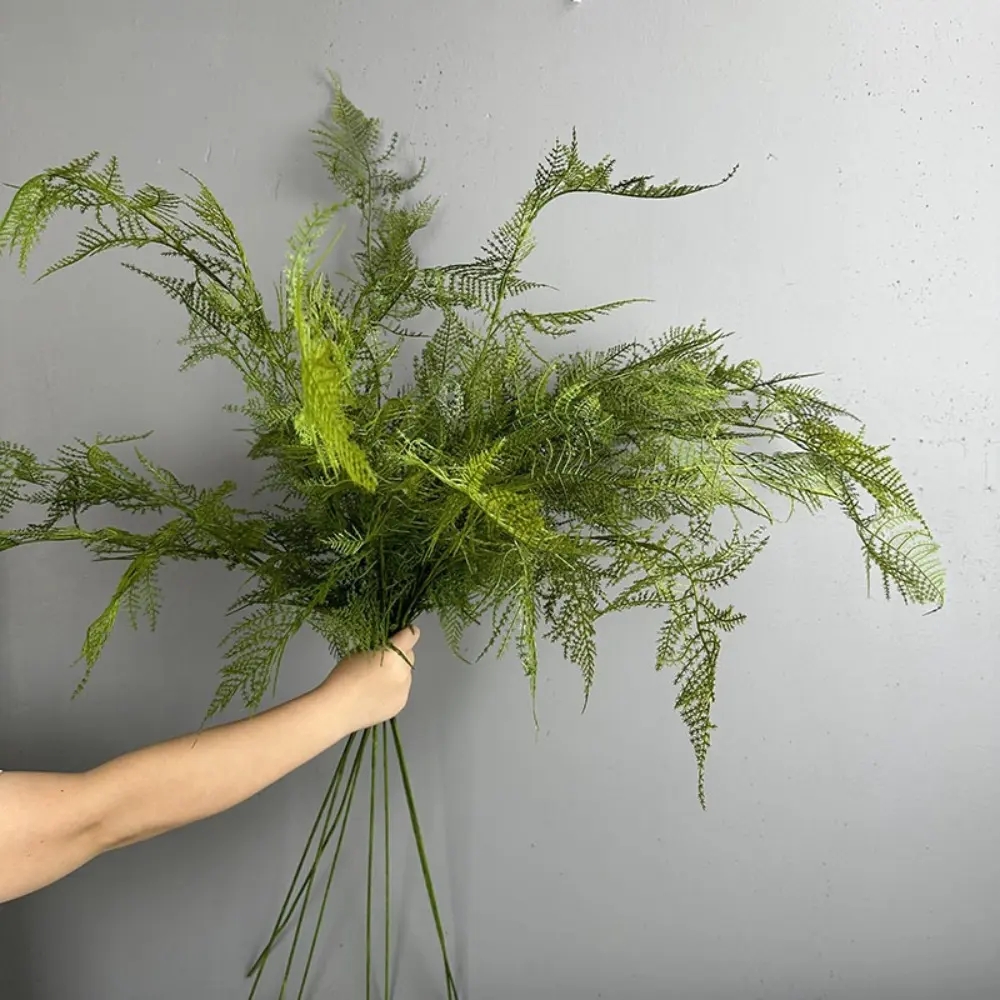 Large Artificial Fern Plant Branches Realistic Real Touch Boston Fern Leaves Handmade Elegant Artificial Asparagus Fern