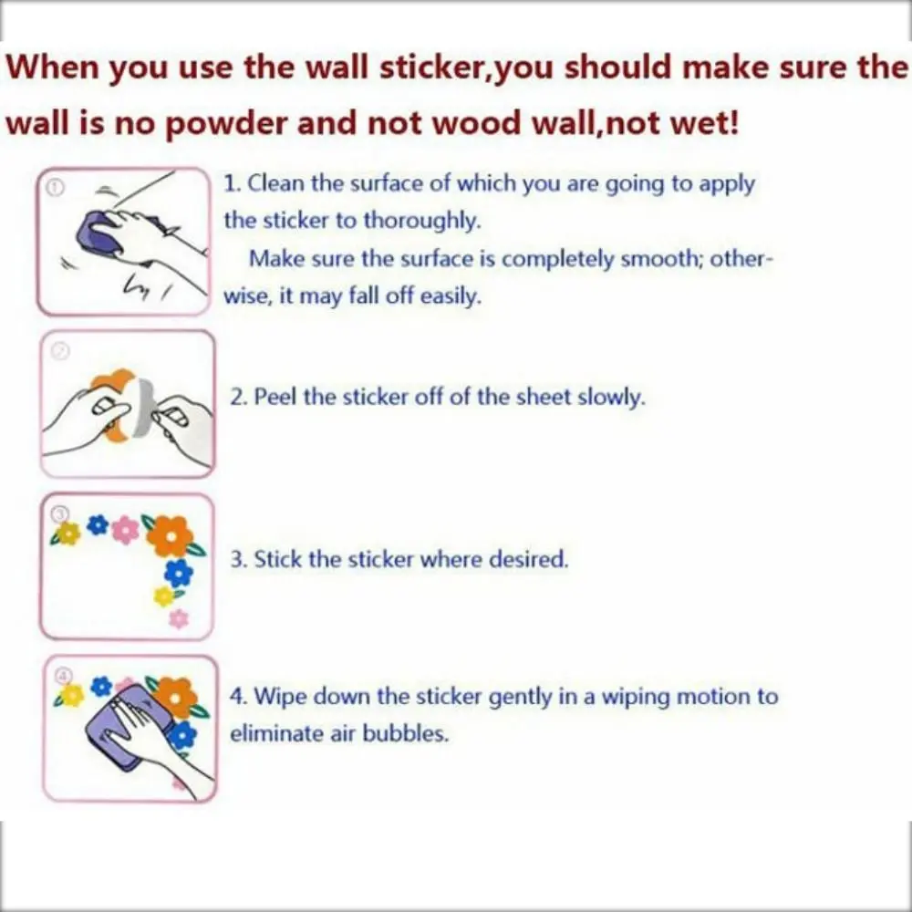 Self-adhesive Bee Butterfly Wall Sticker Removable Waterproof English Kitchen Sticker English Kitchen Kitchen Decal Dining Room