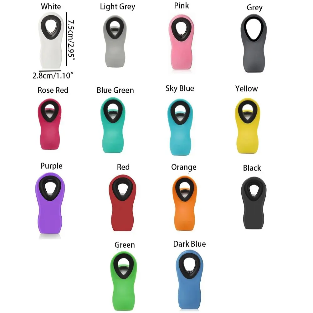 Moisture-proof Refrigerator Magnetic Clip Strong Magnet Non-slip Memo Note Magnet Clip Food Grade Food Sealing Clip Memo Note