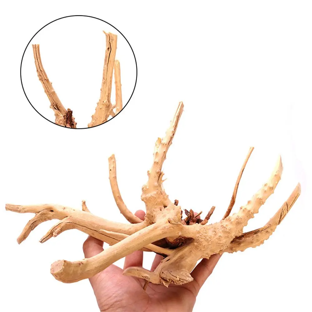 1 Pcs Artwork Decor Reptile Aquarium Decoration Tank Background Landscaping Natural Trunk Plant Stump Cuckoo Root Driftwood