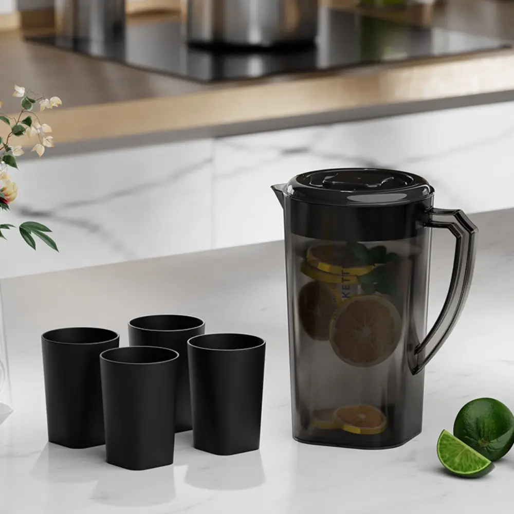 Household Large Capacity Cold Water Kettle 1.3/2.2/3L Fall-resistant Pitcher Heat Resistant Plastic Juice Jug Refrigerator