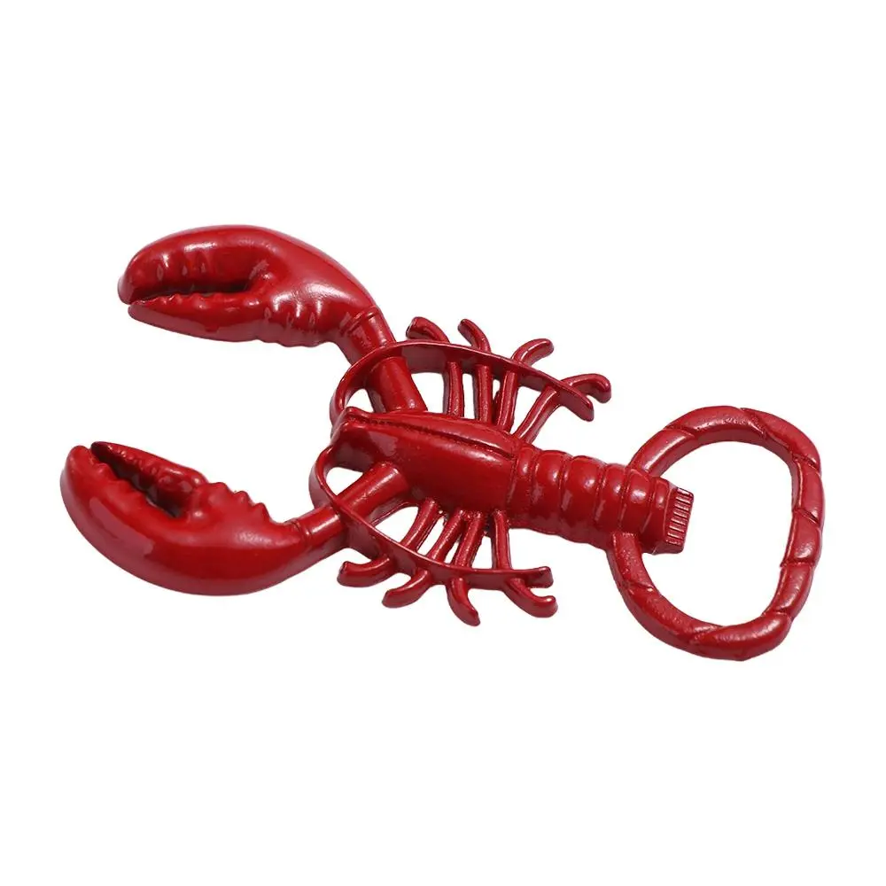 Metal Lobster Corkscrew Bottle Opener Multifunctional Portable Keychain Creative Wine Bottle Remover Wine Bottle Opening