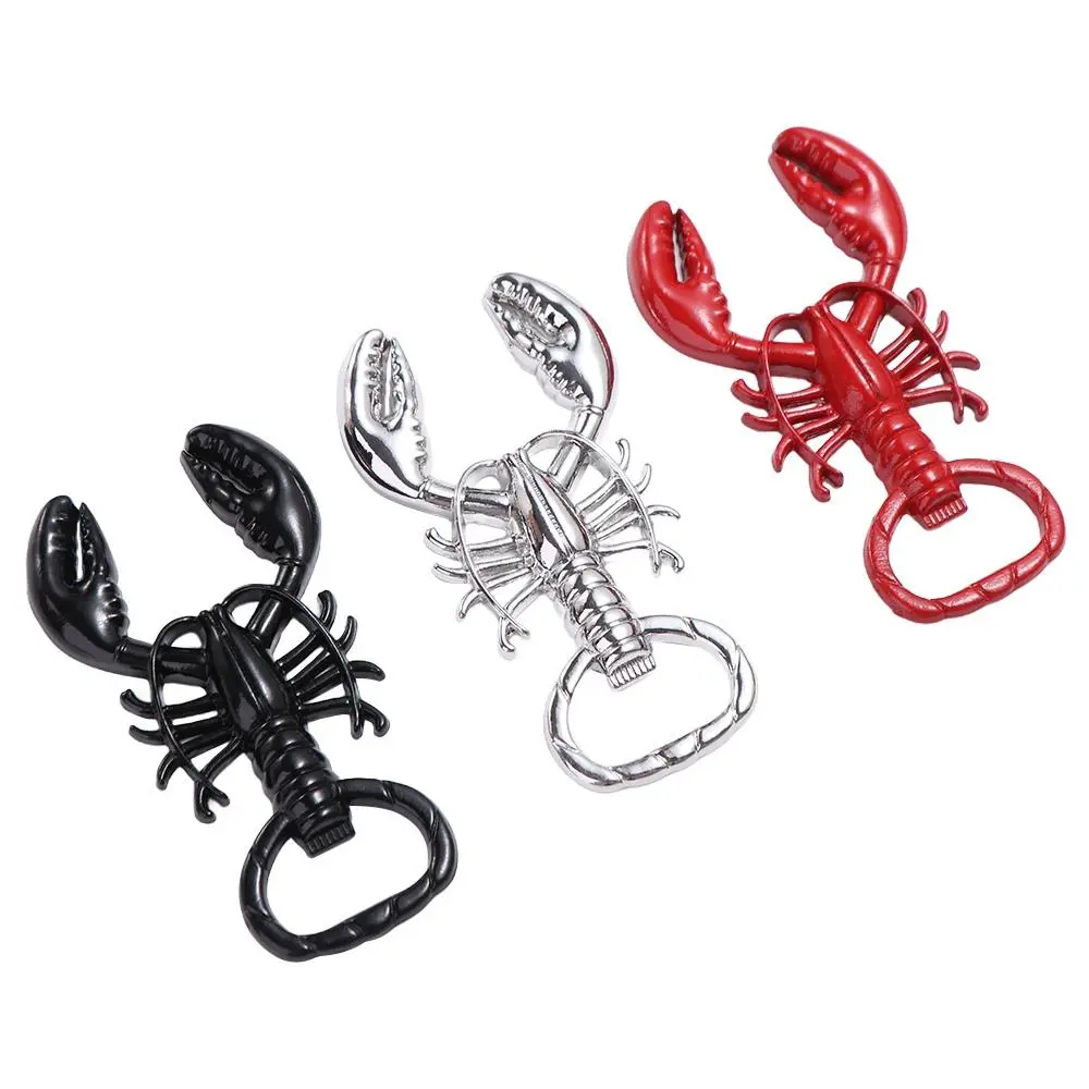 Metal Lobster Corkscrew Bottle Opener Multifunctional Portable Keychain Creative Wine Bottle Remover Wine Bottle Opening