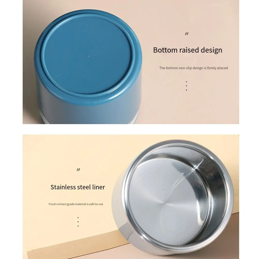 Leak-Proof Vacuum Insulated Lunch Box Set Sealed Keeping Food Warm Breakfast Holder Large Capacity Portable Soup Cup Office